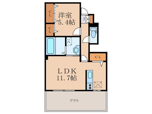 セジュール柏Ｆの物件間取画像